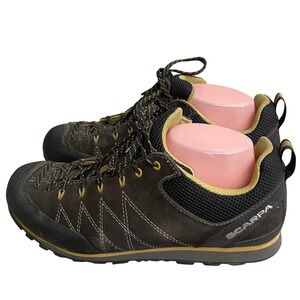 Scarpa Crux‎ Approach Hiking Trail Shoes Mens Size 8.5 Brown Climbing pre owned